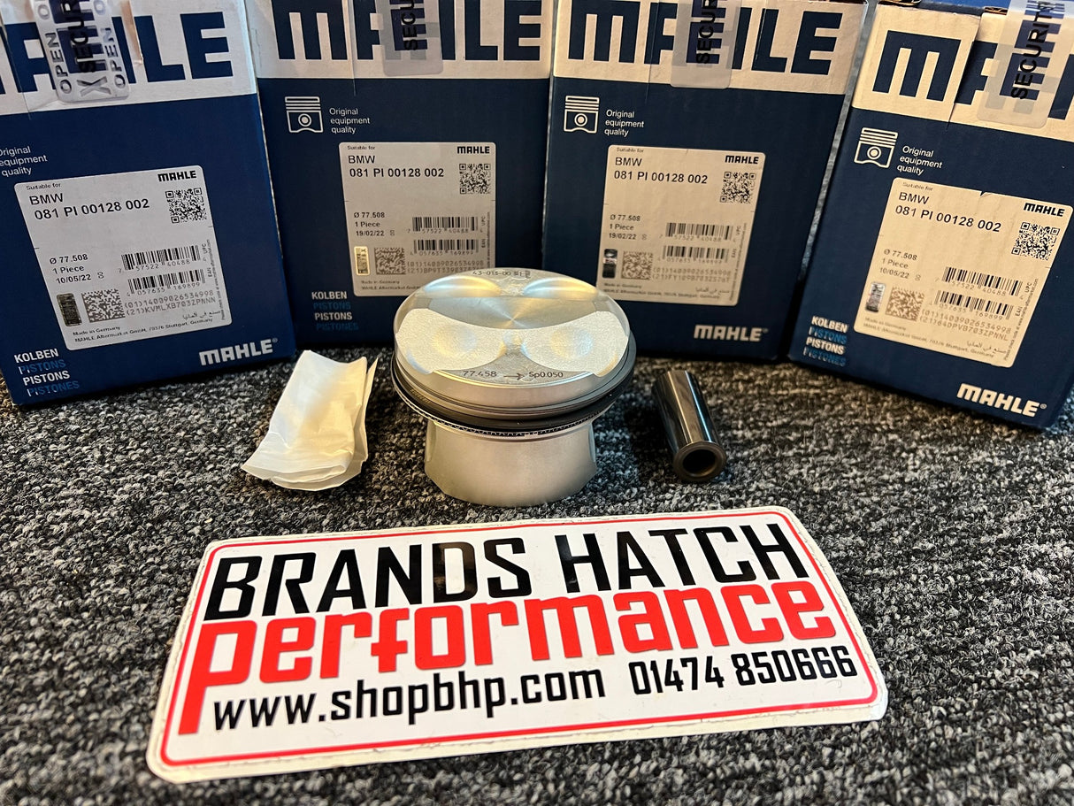 Mini 1.4 One R56 N12B14A 77.5mm +0.5mm MAHLE Piston Set INC Rings & Gudgeon Pins