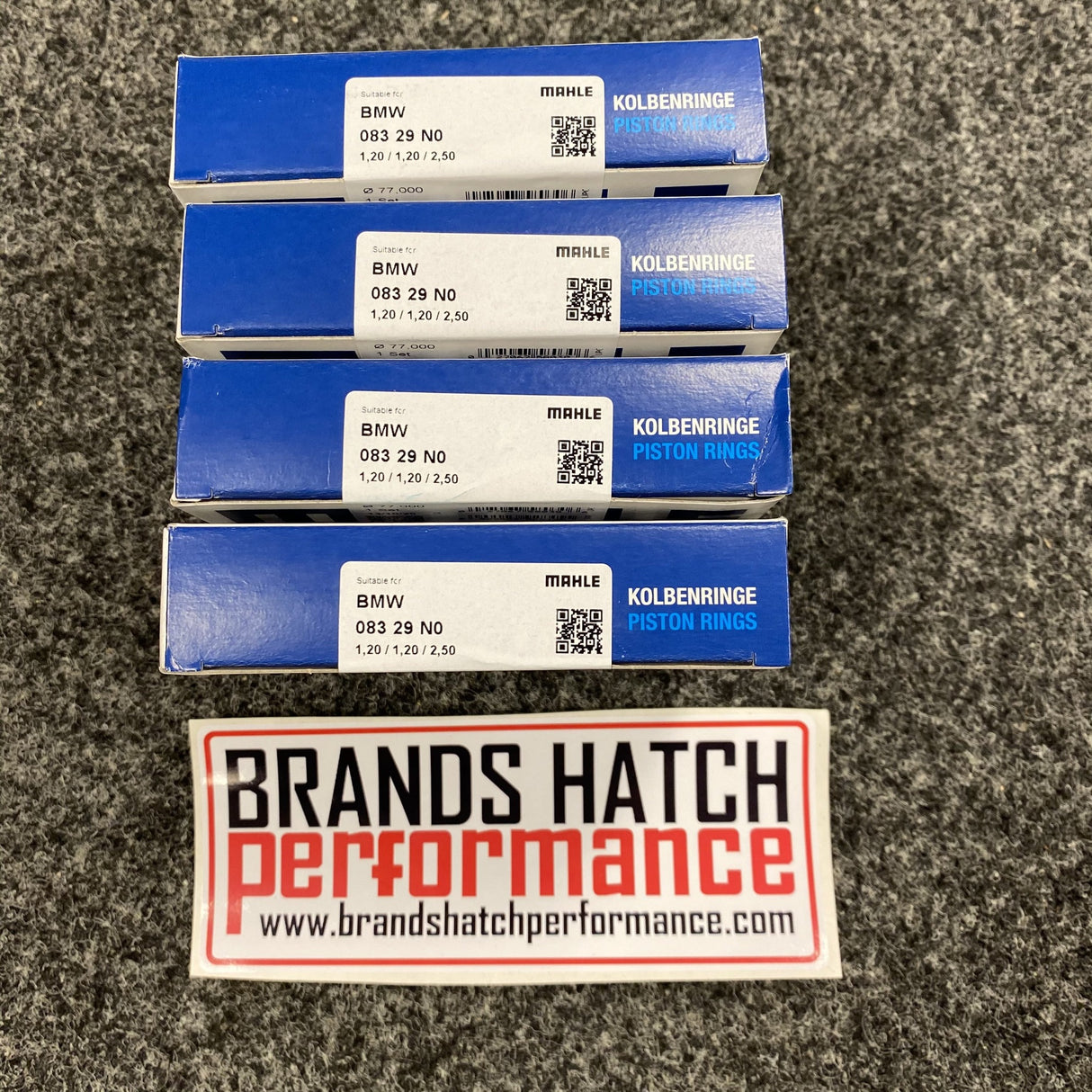 Mini One Cooper S JCW R50 R52 R53 W10B16A W11B16A 77mm STD MAHLE Piston Rings X4