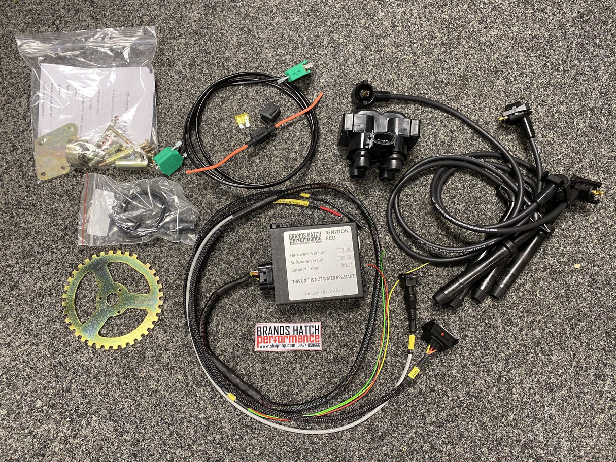 FORD CVH BHP Ignition Only ECU Trigger Kit & Coil Pack & Loom Kit - Bike Carbs & DCOES