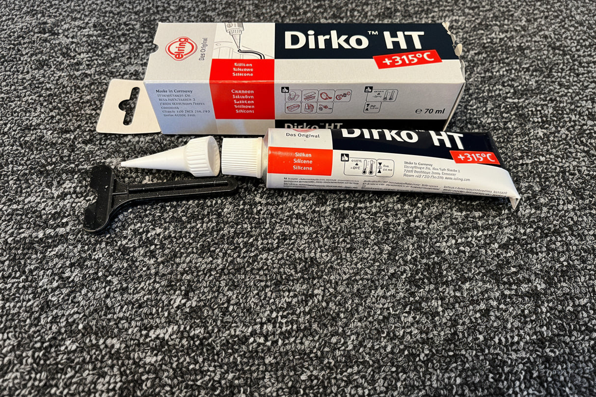 Elring Dirko HT BLACK -60C to 315C 70ml Silicone Sealant - Gasket Sealer