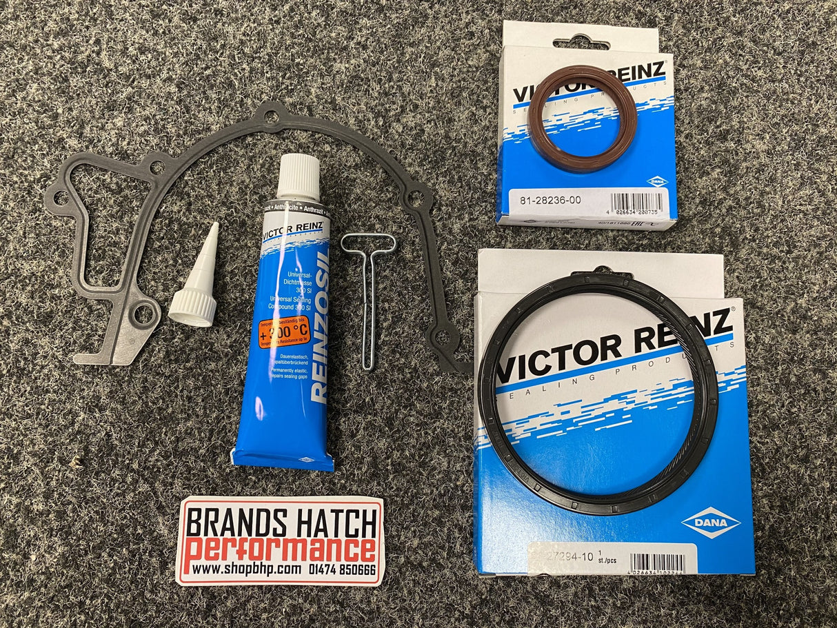 Vauxhall C20XE C20LET Reinz Oil Pump METAL Gasket + Rear & Front Crankshaft Seal