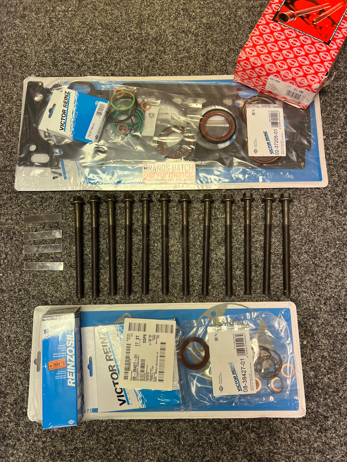 Ford Focus 2.5 ST225 Reinz Full Engine Gasket W/ Head Bolts + BHP Block Mod