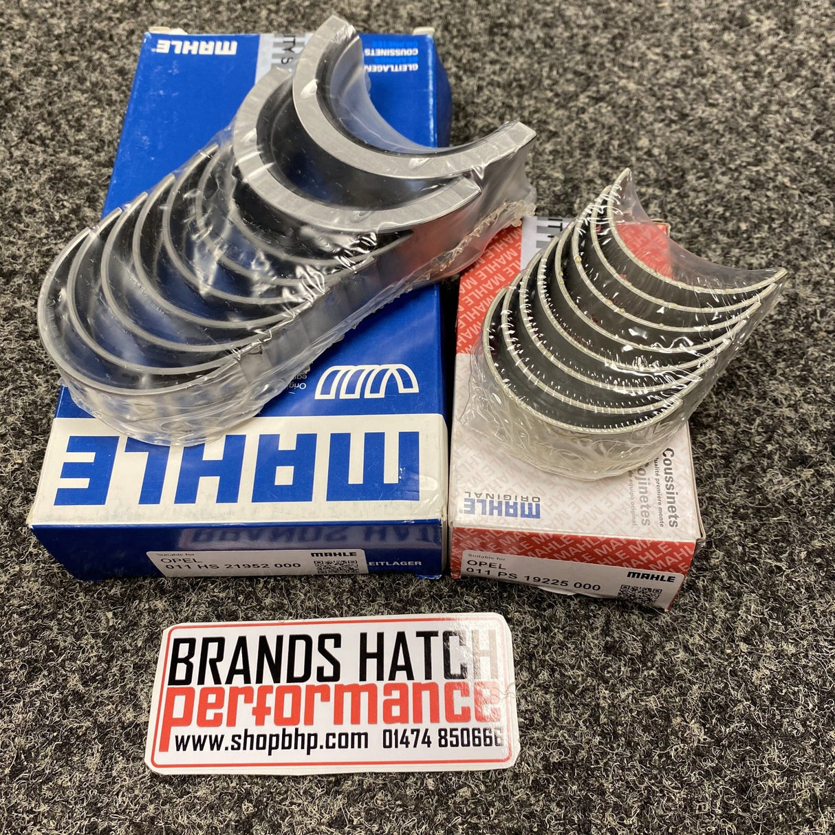 Vauxhall Opel C20XE C20LET Z20LET Z20LEH +0.25mm MAHLE Main & Big End Rod Bearings