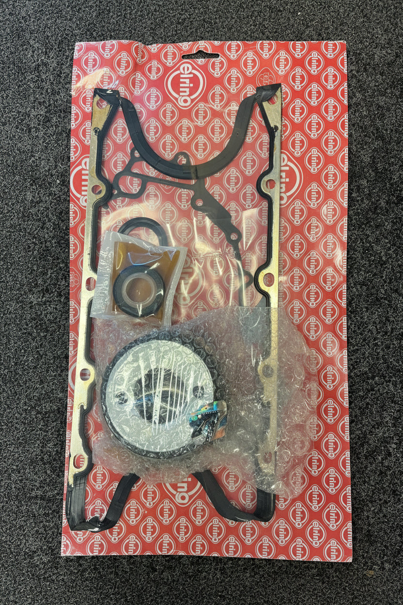 Ford 2.0 Zetec Blacktop Silvertop Elring Bottom End Gasket Set With PTFE Cranks Seals