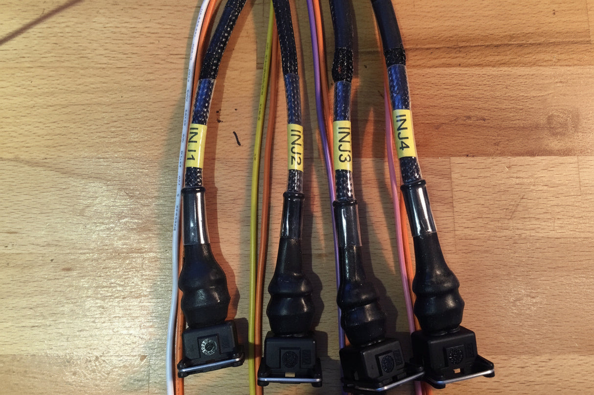 Terminated and Labeled Kit Car Loom Cable Injector 1, 2, 3 and 4 EV1 2M Length