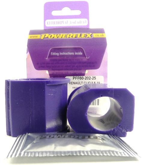 Powerflex Renault Clio Models Front Anti Roll Bar Inner Bush 25mm PFF60-202-25