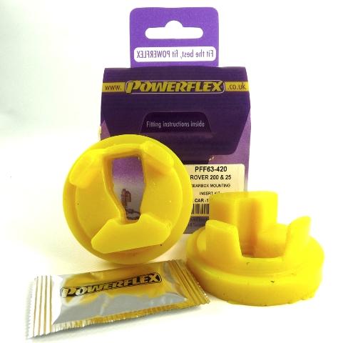 Powerflex Rover 200 Series (1995 - 1999), 25 (1999 - 2005) Gearbox Mount Insert Kit PFF63-420