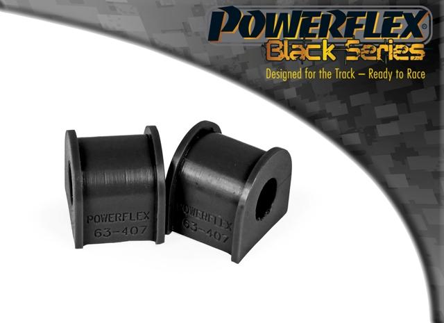 Powerflex Rover 200 Series (1989 - 1995), 400 Series (1990 - 1995) Rear Anti Roll Bar Mount 15mm PFR63-407-15BLK