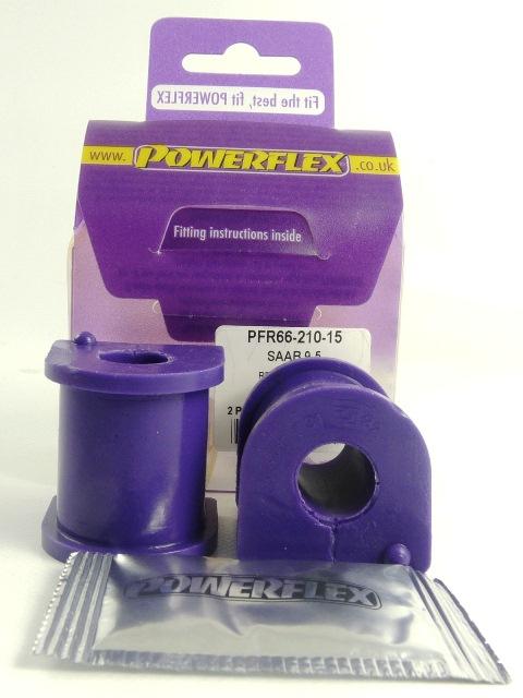 Powerflex Saab 9-5 YS3E (1998-2010) Rear Anti Roll Bar Bush 15mm PFR66-210-15