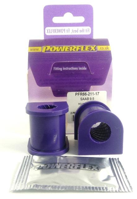 Powerflex Saab 9-5 YS3E (1998-2010) Rear Anti Roll Bar Bush 17mm PFR66-211-17