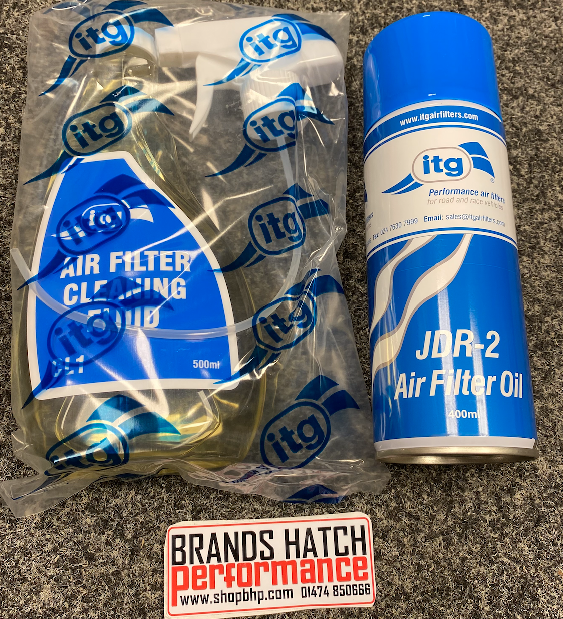 ITG Air Filter Cleaning Kit 500ml cleaner & 400ml JDR-2
