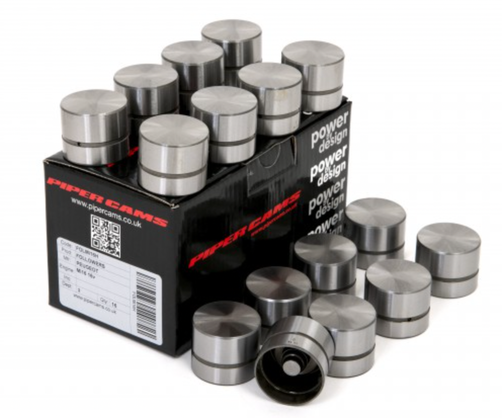 PEUGEOT MI16 / S16 & CITROEN BX / XANTIA 16V HYD Piper Cams Followers FOLMI16H
