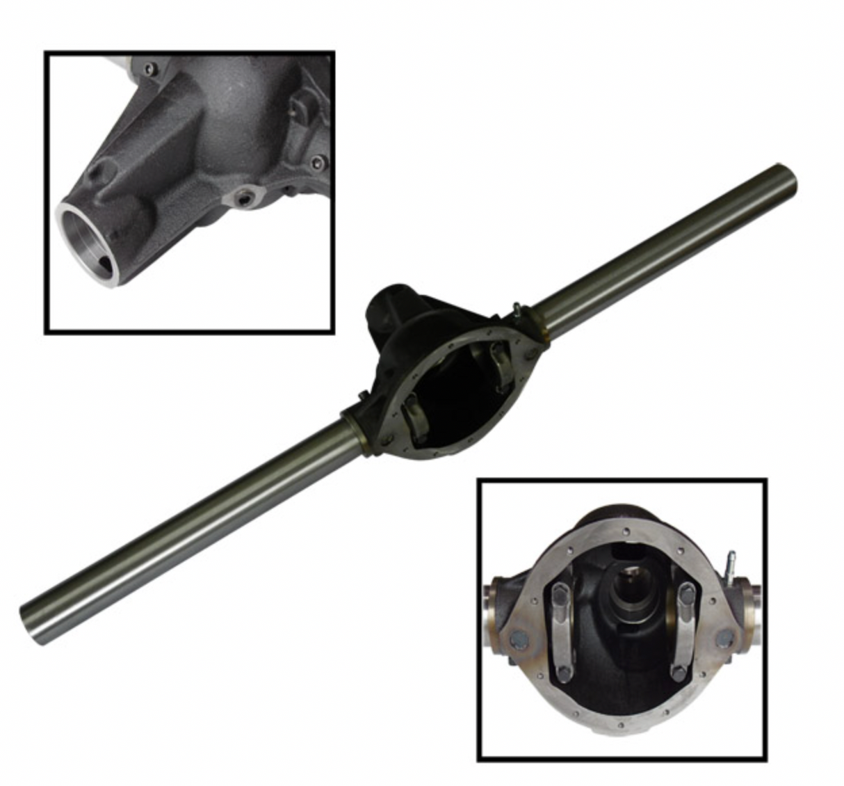 Blackline Thick Wall Tubed Atlas Axle including Pigs Head