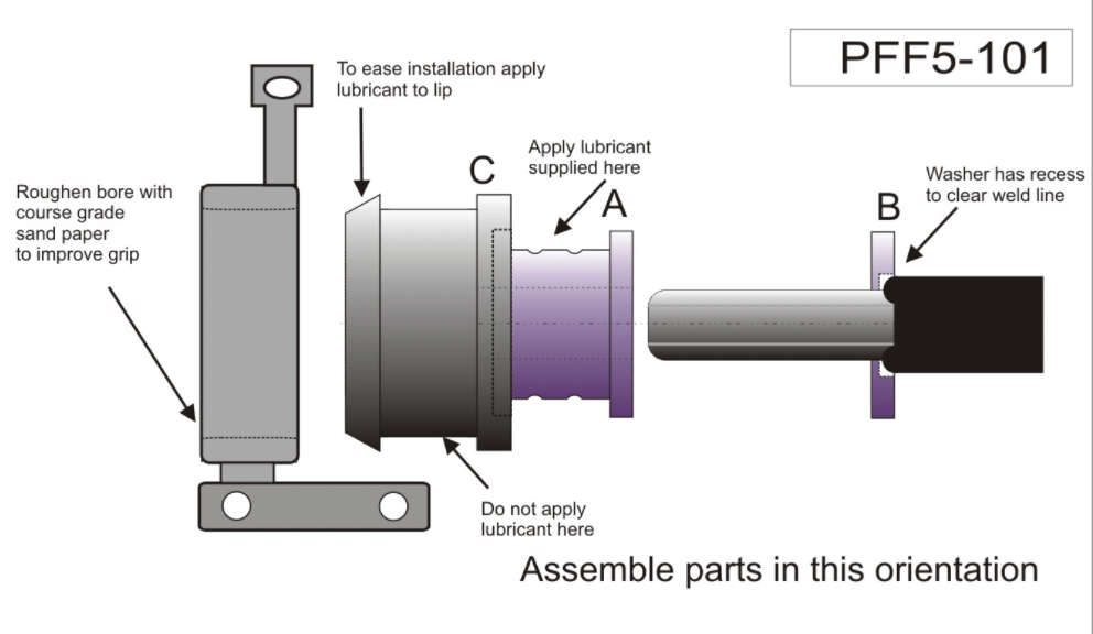 Powerflex Mini ONE COOPER S JCW R50 R52 R53 W10B16A W11B16A Gen 1 (2000 - 2006) Front Wishbone Rear Bush for Standard Caster PFF5-101