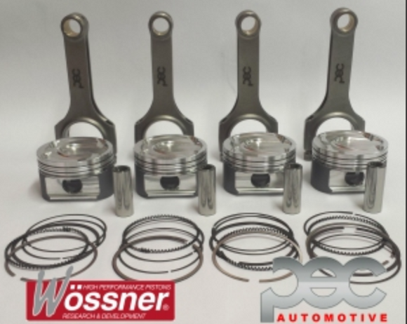 Wossner FORD 2.0 Focus ST250 ecoboost Turbo Forged Pistons & PEC Rods Set