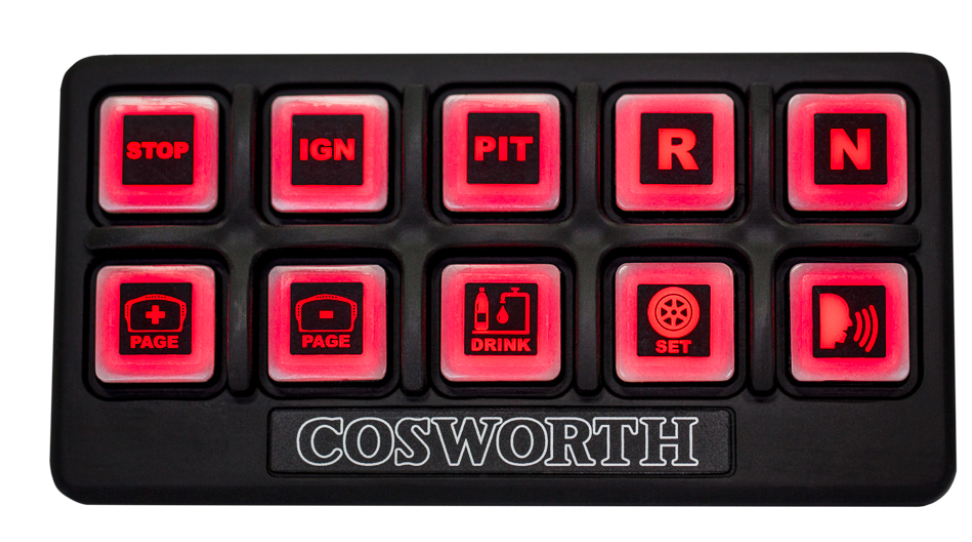 Cosworth Electronics Rubber Switch Panel - 10 or 20 switches