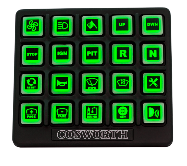 Cosworth Electronics Rubber Switch Panel - 10 or 20 switches