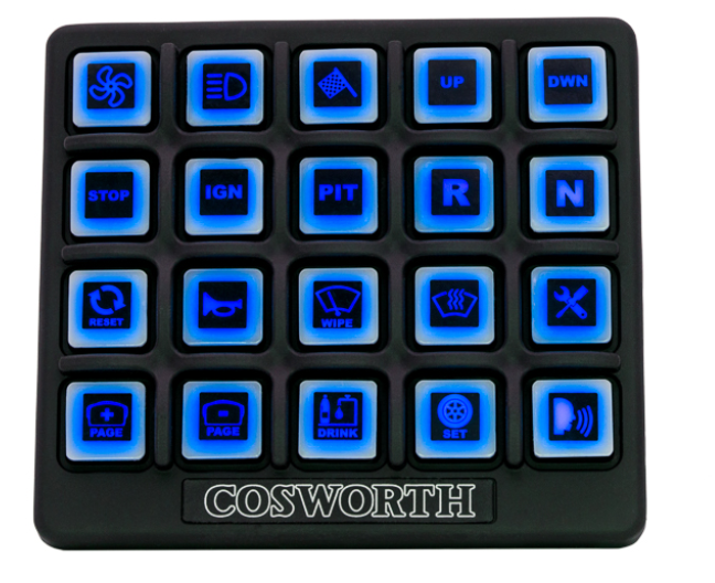 Cosworth Electronics Rubber Switch Panel - 10 or 20 switches