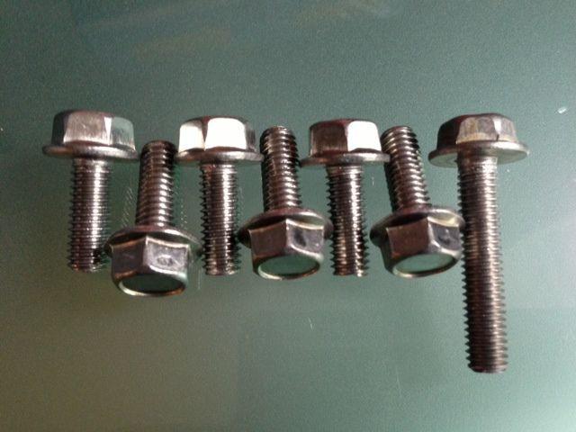 Cosworth YB Stainless Steel Front Covers Bolt Kit