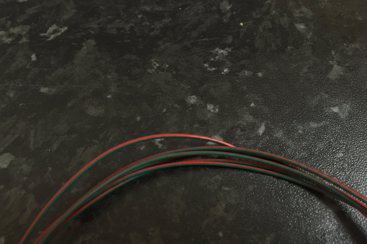 THINWALL AUTOMOTIVE 0.5mm 12V AUTO CABLE 11A CAR ENGINE LOOM WIRE - STRIPED COLOUR WIRE