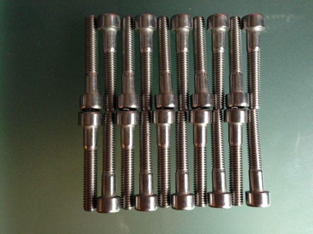 Cosworth YB Stainless Steel Rocker Cover Bolt Kit