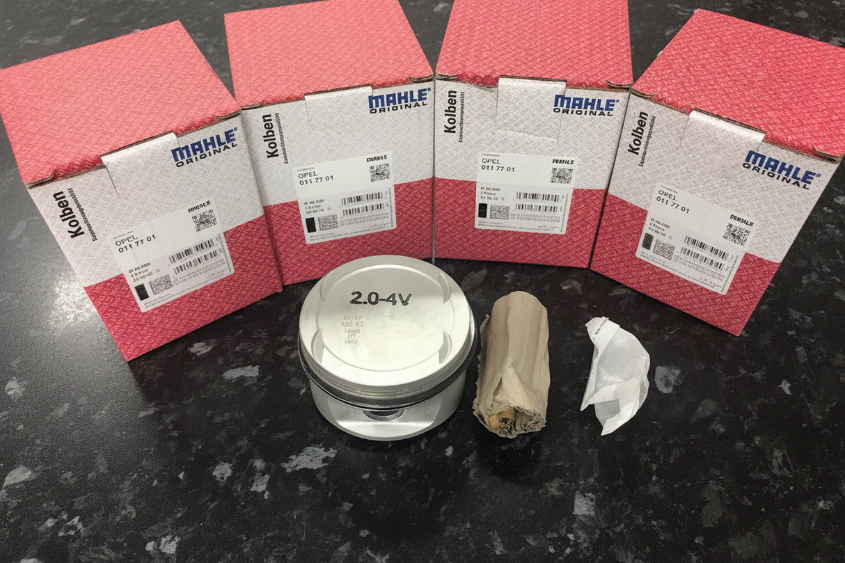 4 X VAUXHALL OPEL 2.0l C20XE 20XE +0.5mm 86.5 BORE MAHLE PISTONS 0117701