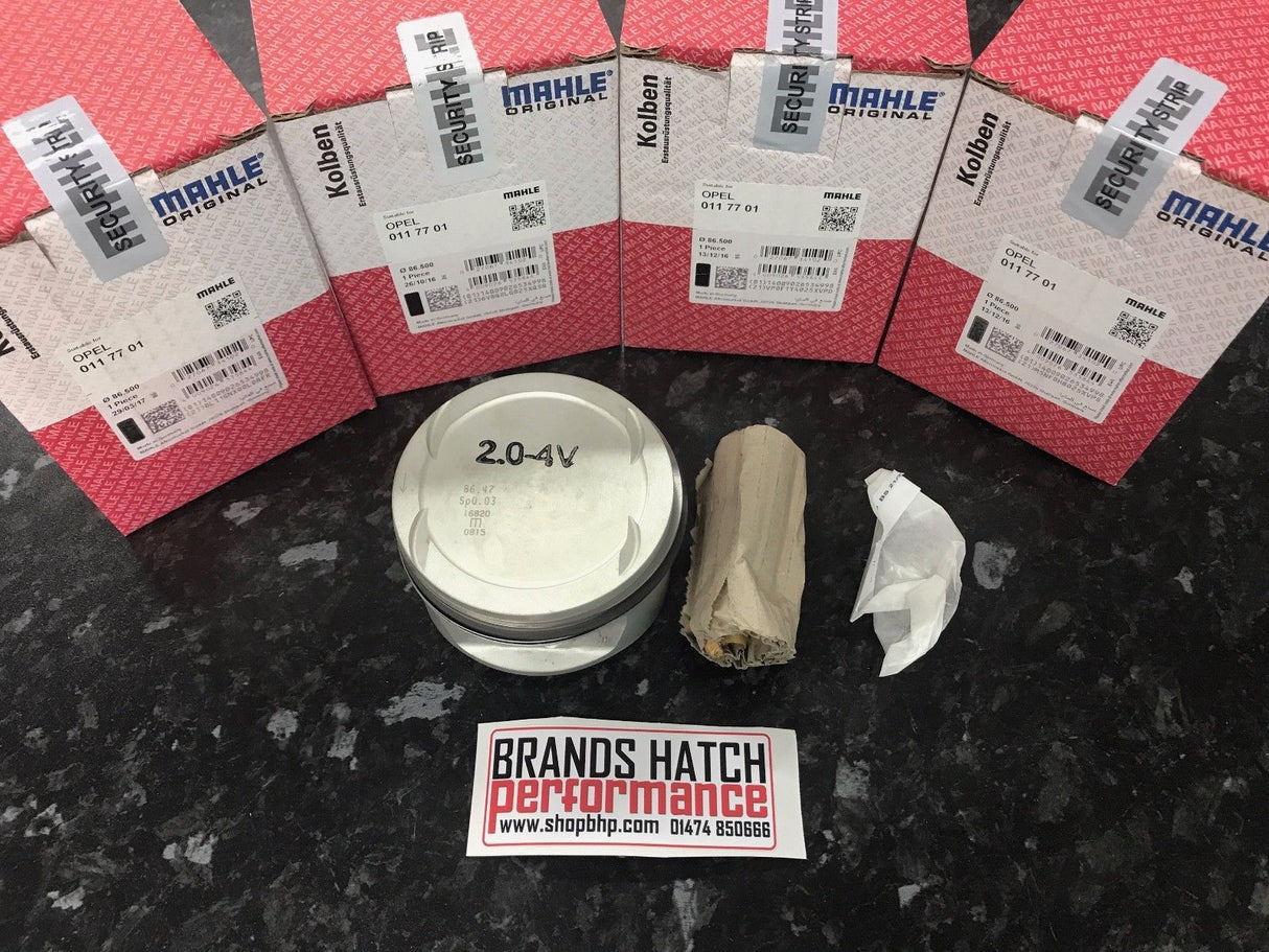 4 X VAUXHALL OPEL 2.0l C20XE 20XE +0.5mm 86.5 BORE MAHLE PISTONS 0117701