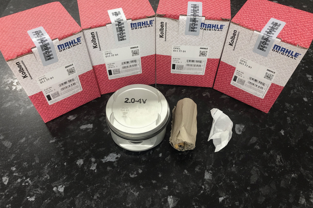 4 X VAUXHALL OPEL 2.0l C20XE 20XE +0.5mm 86.5 BORE MAHLE PISTONS 0117701