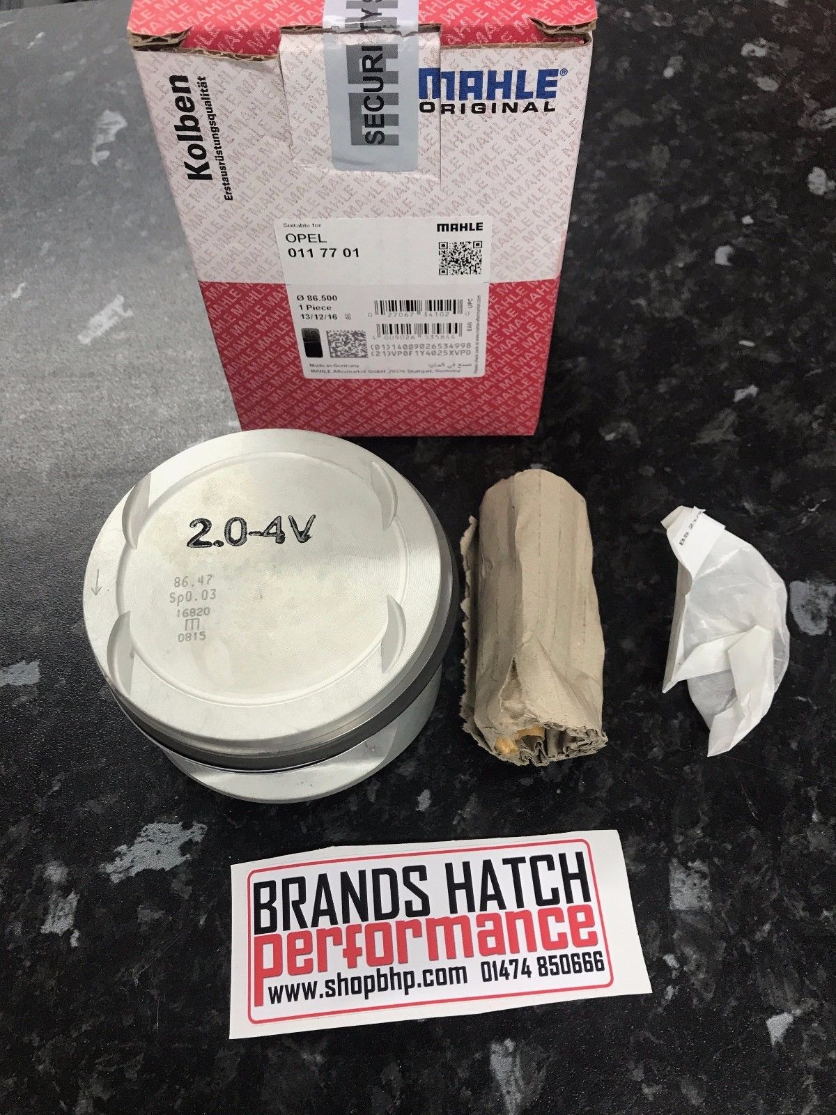 1 X VAUXHALL OPEL 2.0l C20XE 20XE +0.5mm 86.5 BORE MAHLE PISTON 0117701