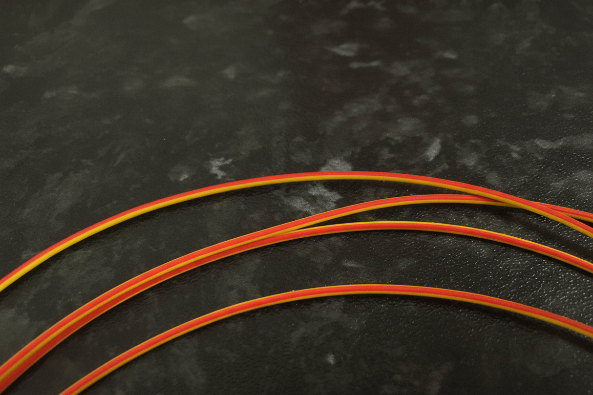 THINWALL AUTOMOTIVE 0.5mm 12V AUTO CABLE 11A CAR ENGINE LOOM WIRE - STRIPED COLOUR WIRE