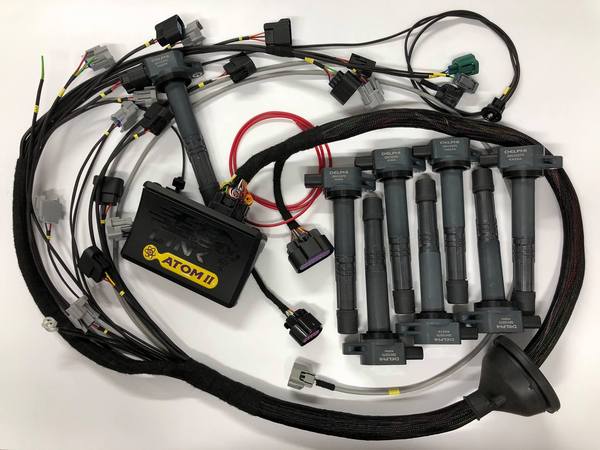 Link G4+ Atom / Storm / Xtreme / Thunder ECU 1UZFE 1UZ with Wiring Loom & K20 Coils Kit