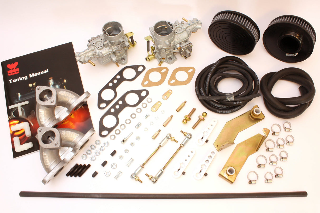 Volkswagen VW 1.7 1.8 2.0 T4 air cooled 2 X 34 ICT Weber Carb Carburettor Kit