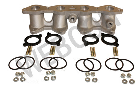 Ford 1.6 Crossflow Xflow Inlet Manifold for 2 x Twin Weber 45 DCOE