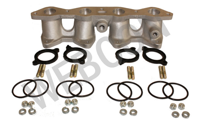 Ford 1.6 Crossflow Xflow Inlet Manifold for 2 x Twin Weber 45 DCOE