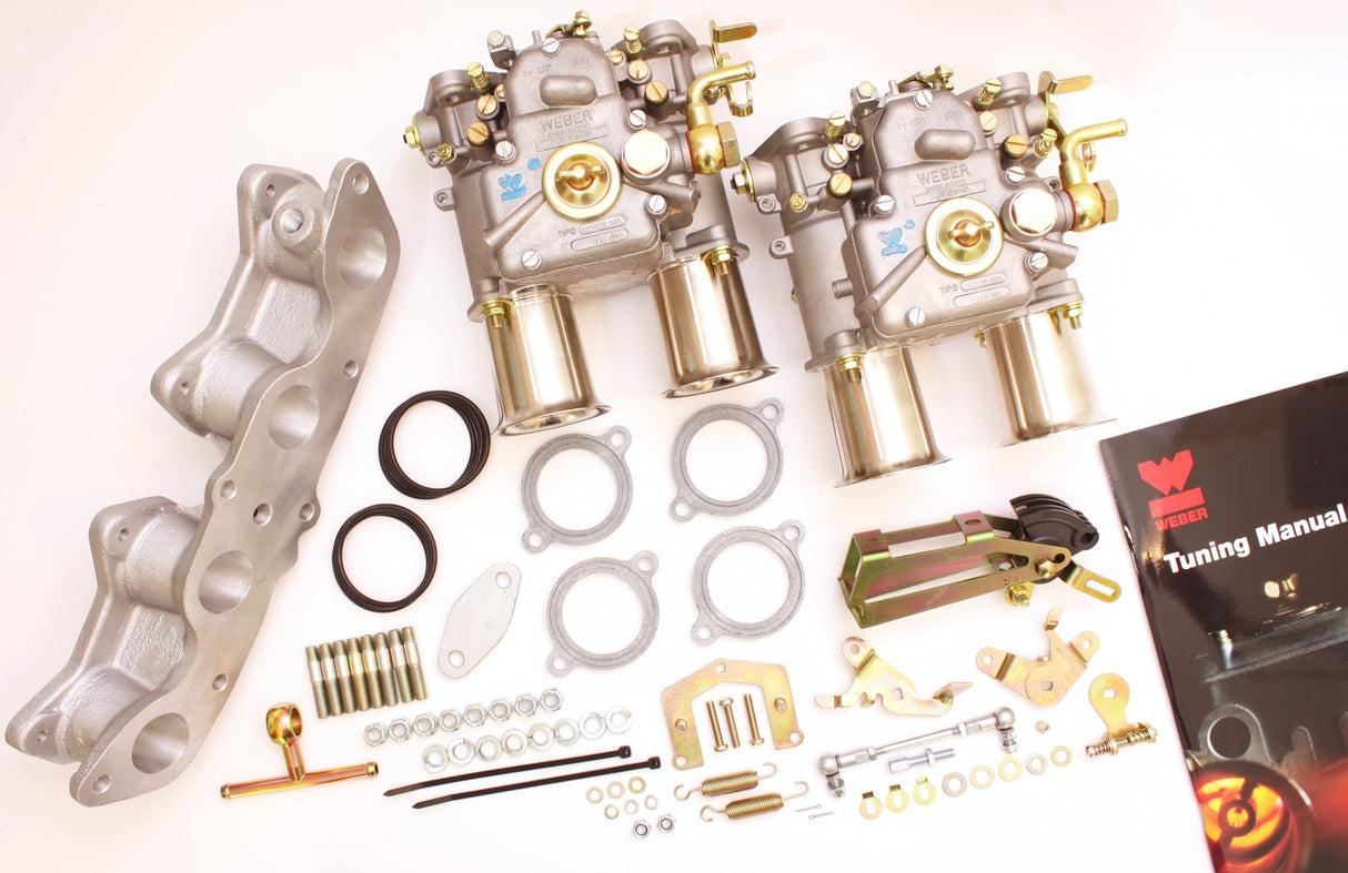 Ford 1.6 CVH 2 x 45 DCOE Weber Carb Carburettor Kit