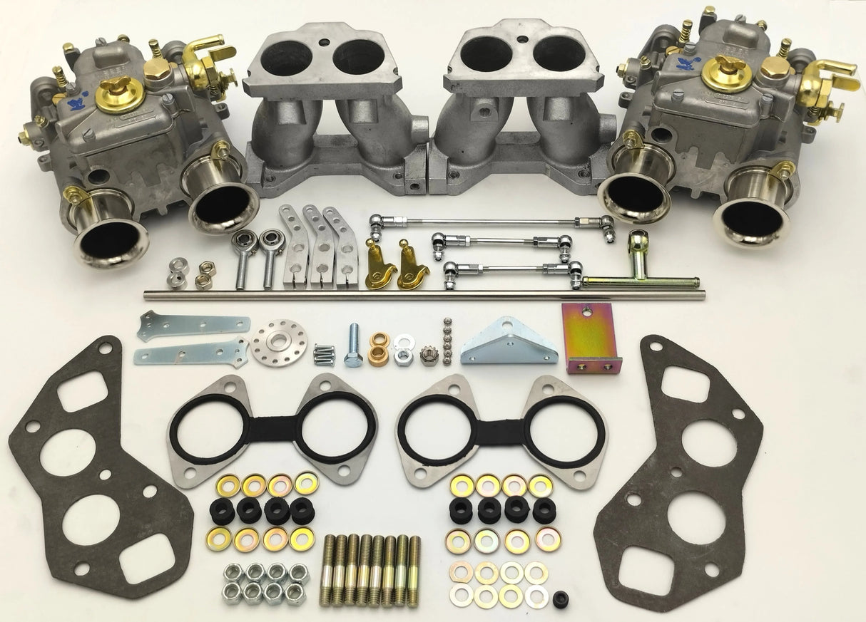 Triumph TR4 High Port 2 X 40 DCOE Weber Carb Carburettor Kit