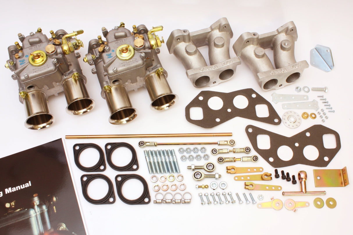 Triumph TR4 High Port 2 X 45 DCOE Weber Carb Carburettor Kit