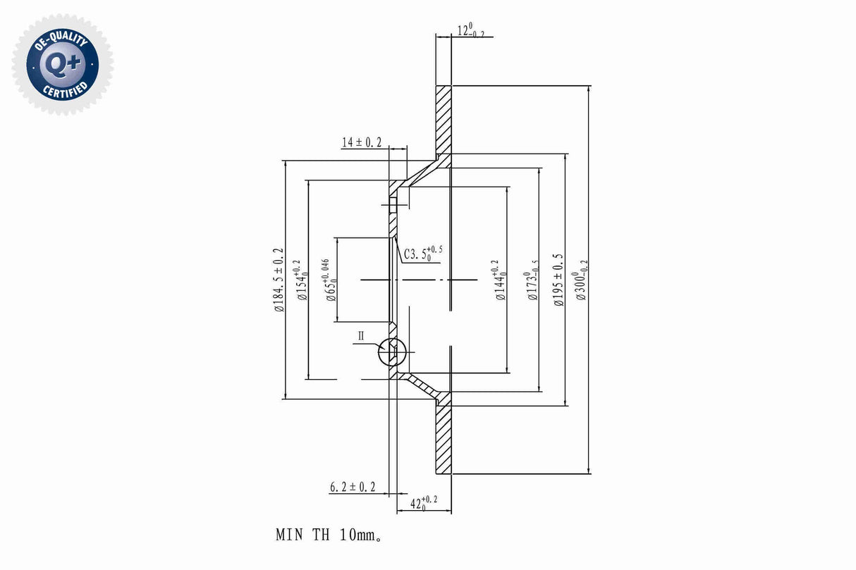 Brake Disc - V10-40090