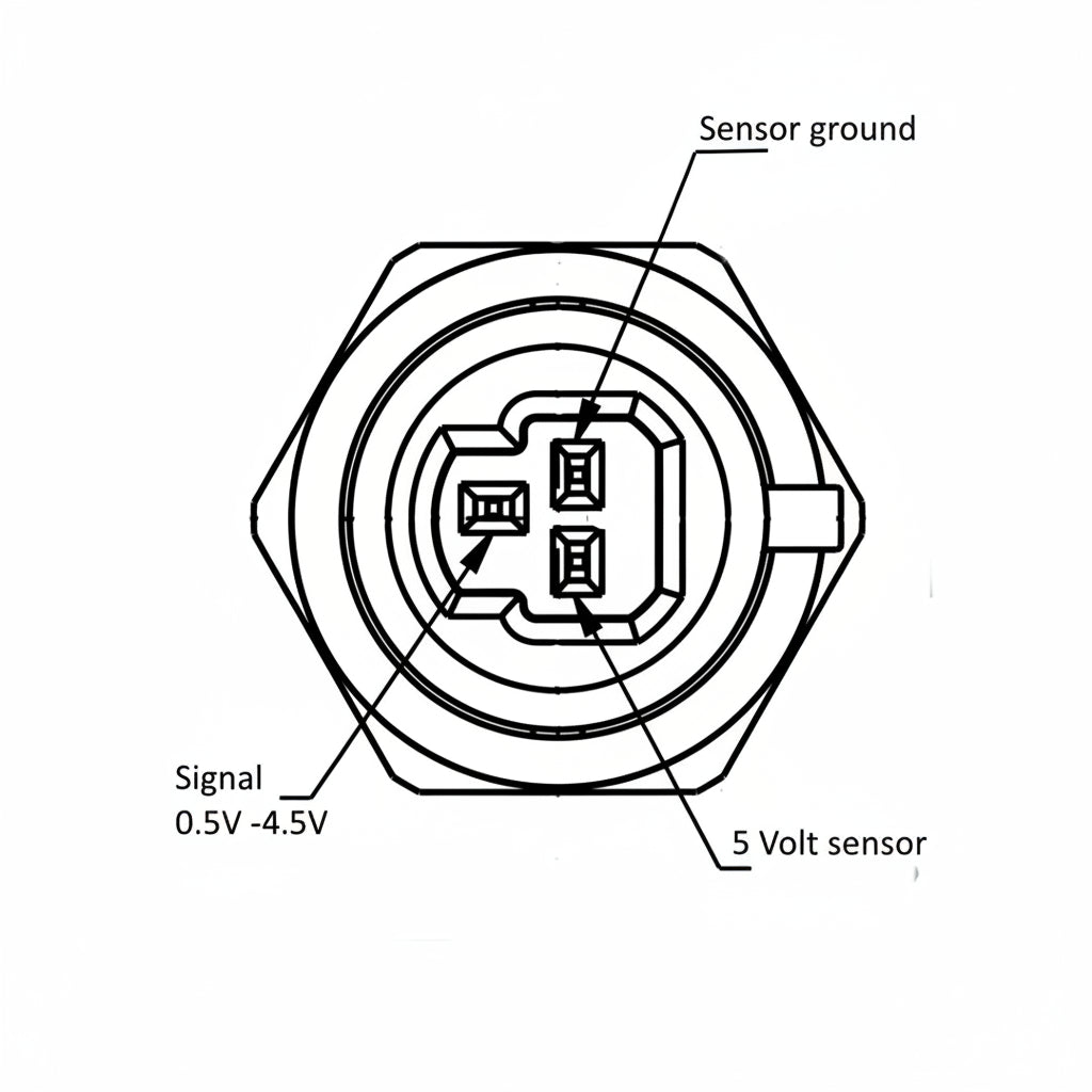 ECUMaster Oil / Fuel 10 Bar Pressure Sensor