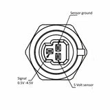 ECUMaster Oil / Fuel 10 Bar Pressure Sensor