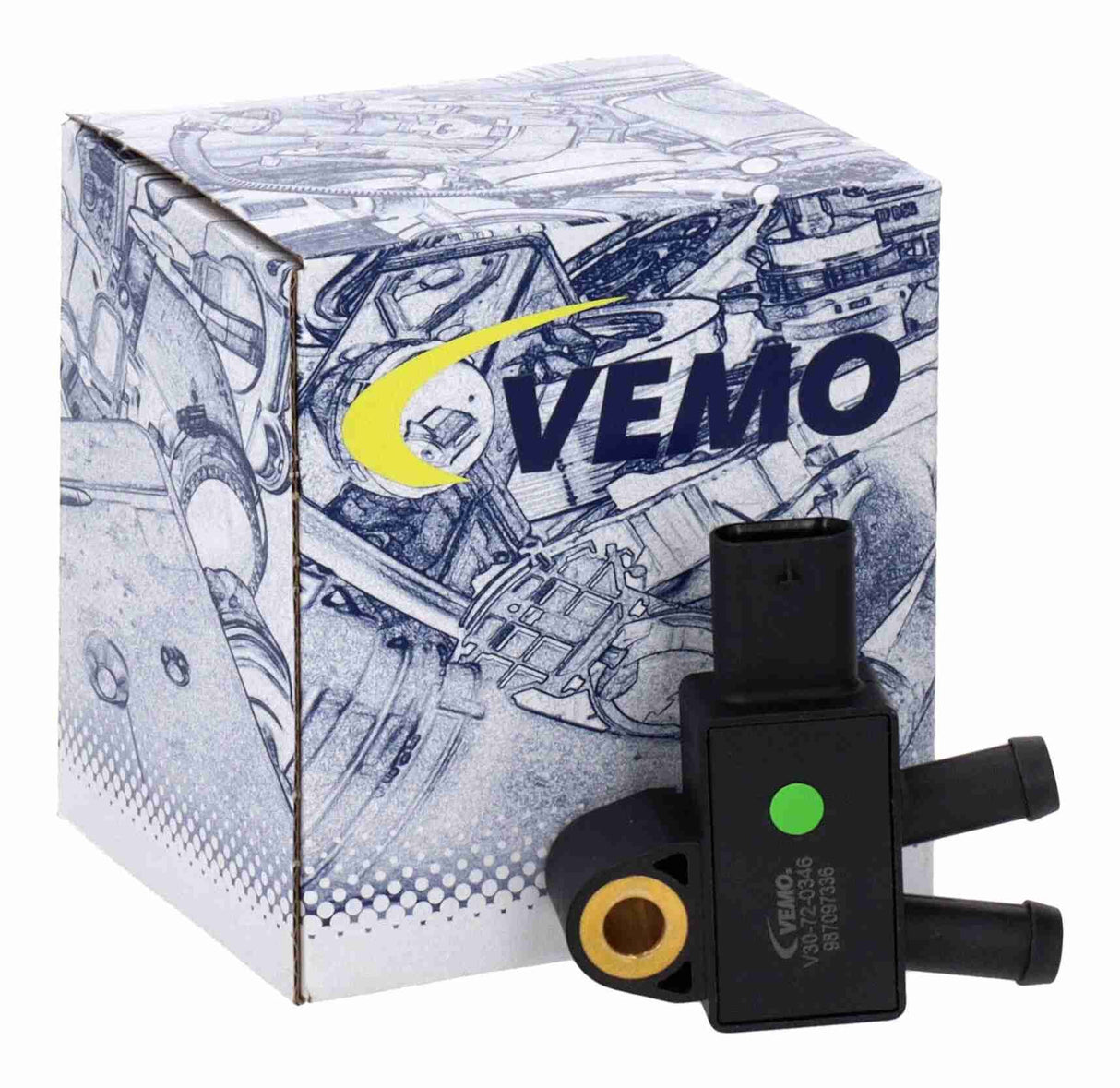 Sensor, exhaust pressure - V30-72-0346