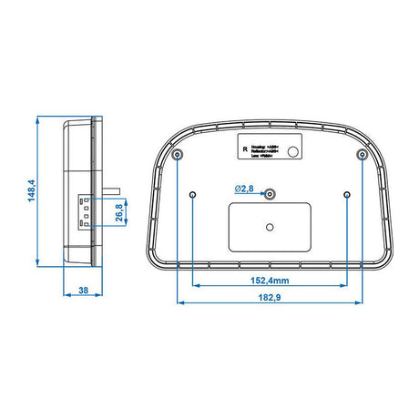 UNIVERSAL Reflector  - VAICO 7380103302