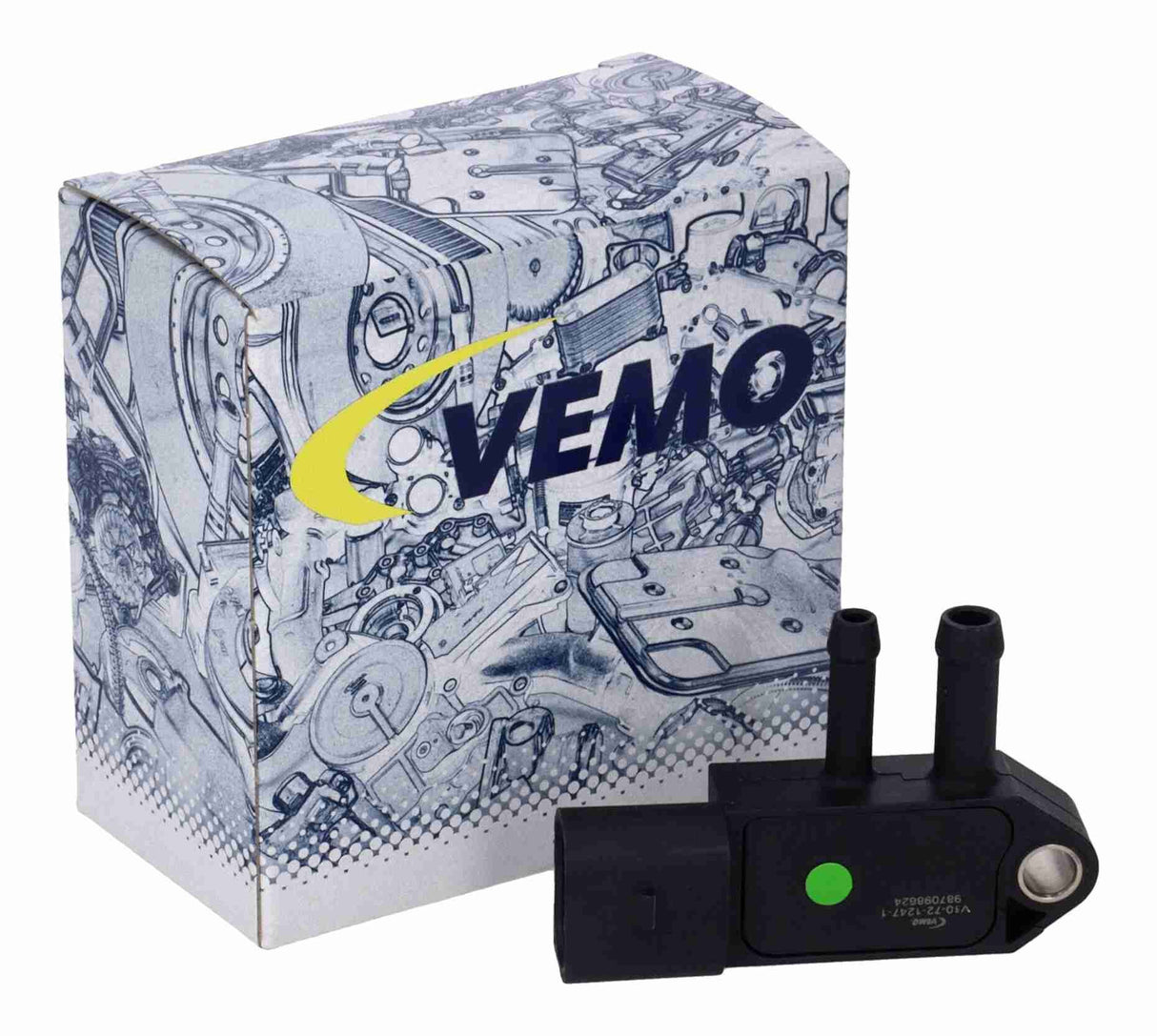 Sensor, exhaust pressure - V10-72-1247-1