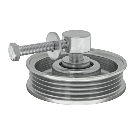 NISSAN Tensioner Pulley, V-ribbed belt  - ACKOJA A38-0334