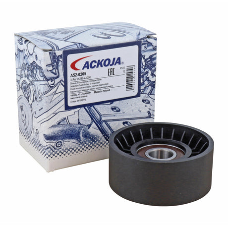 HYUNDAI Deflection/Guide Pulley, V-ribbed belt  - ACKOJA A52-0205