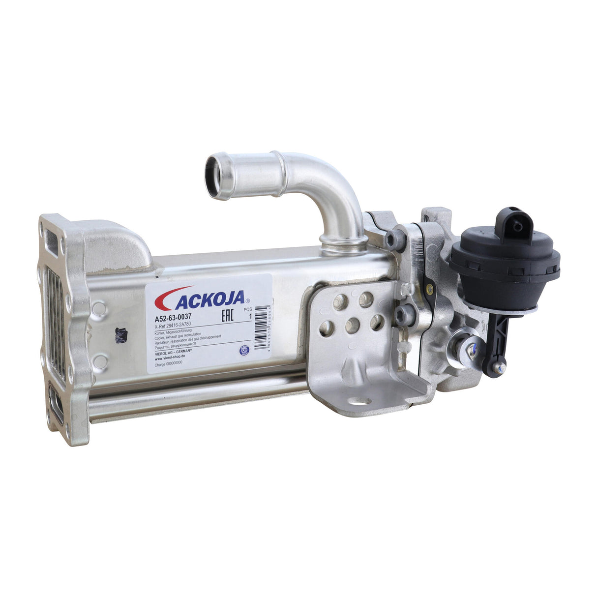 HYUNDAI Cooler, exhaust gas recirculation  - ACKOJA A52-63-0037