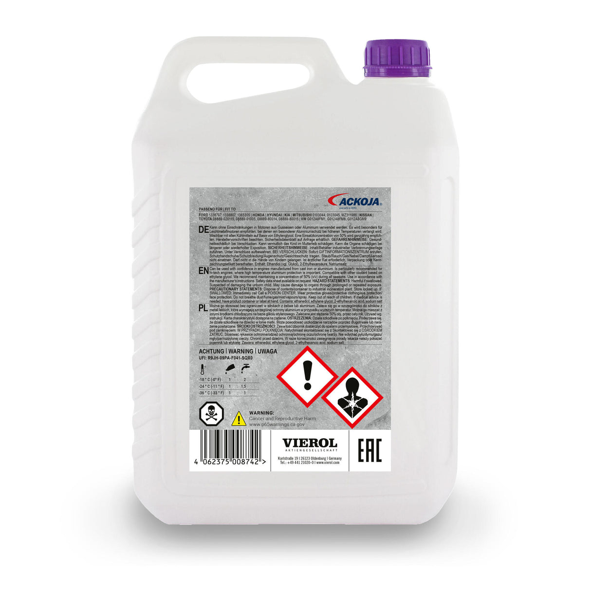 UNIVERSAL Antifreeze  - ACKOJA A60-0008