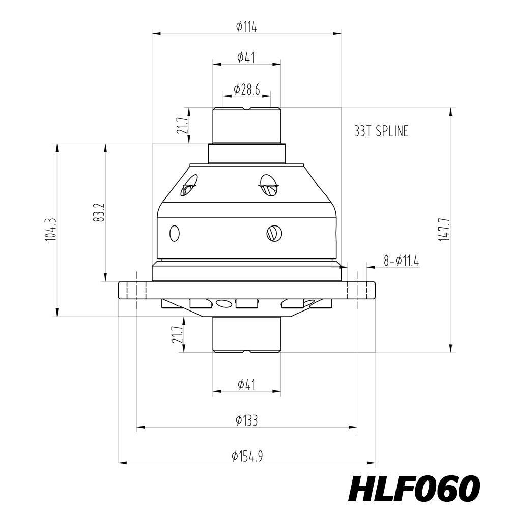 Blackline VW Golf MK3 MK4 Passat Jetta Corrado 02A Trans LSD Limited Slip Diff HLF060