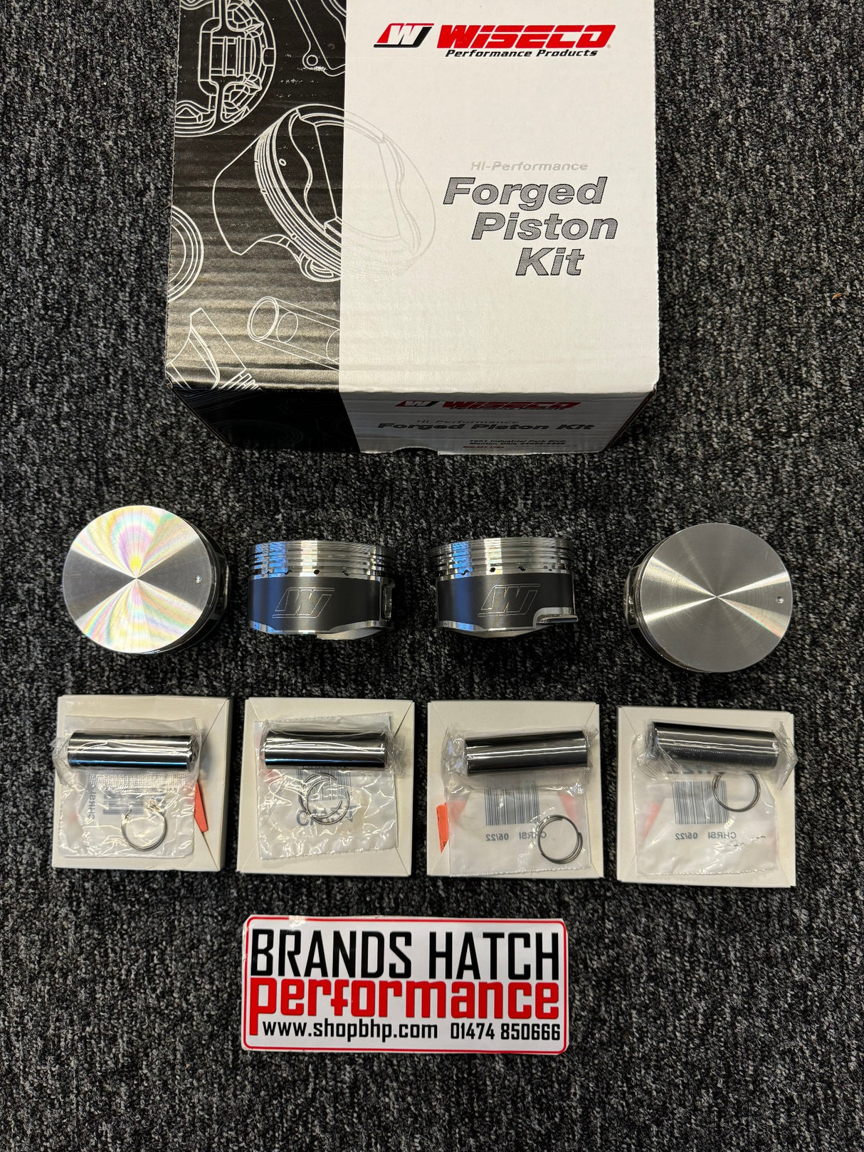 MINI Cooper S R53 W11 W11B16A JCW STD Size 77mm 8.5:1 WISECO FORGED PISTON KIT WK618M77