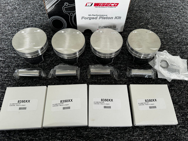 Nissan 1.8L 16V 200SX Sylvia CA18DET 8.5:1 84mm Wiseco Forged Piston Kit WK630M84